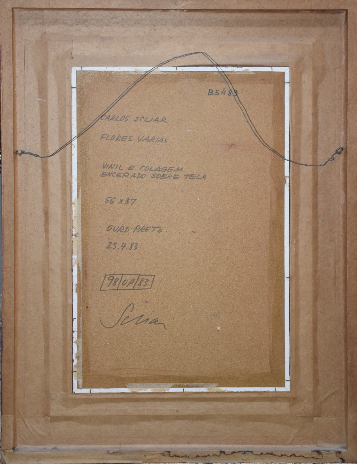 Carlos Scliar (1920-2001), Flores - foto 4 de 5