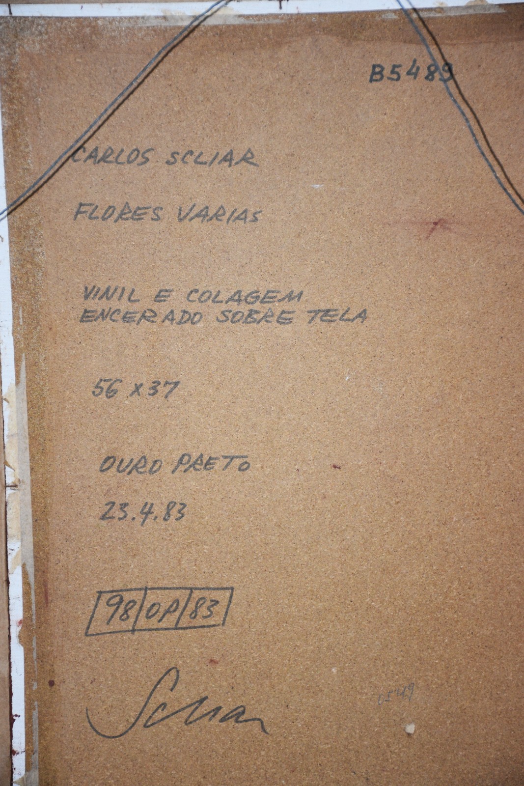 Carlos Scliar (1920-2001), Flores - foto 5 de 5