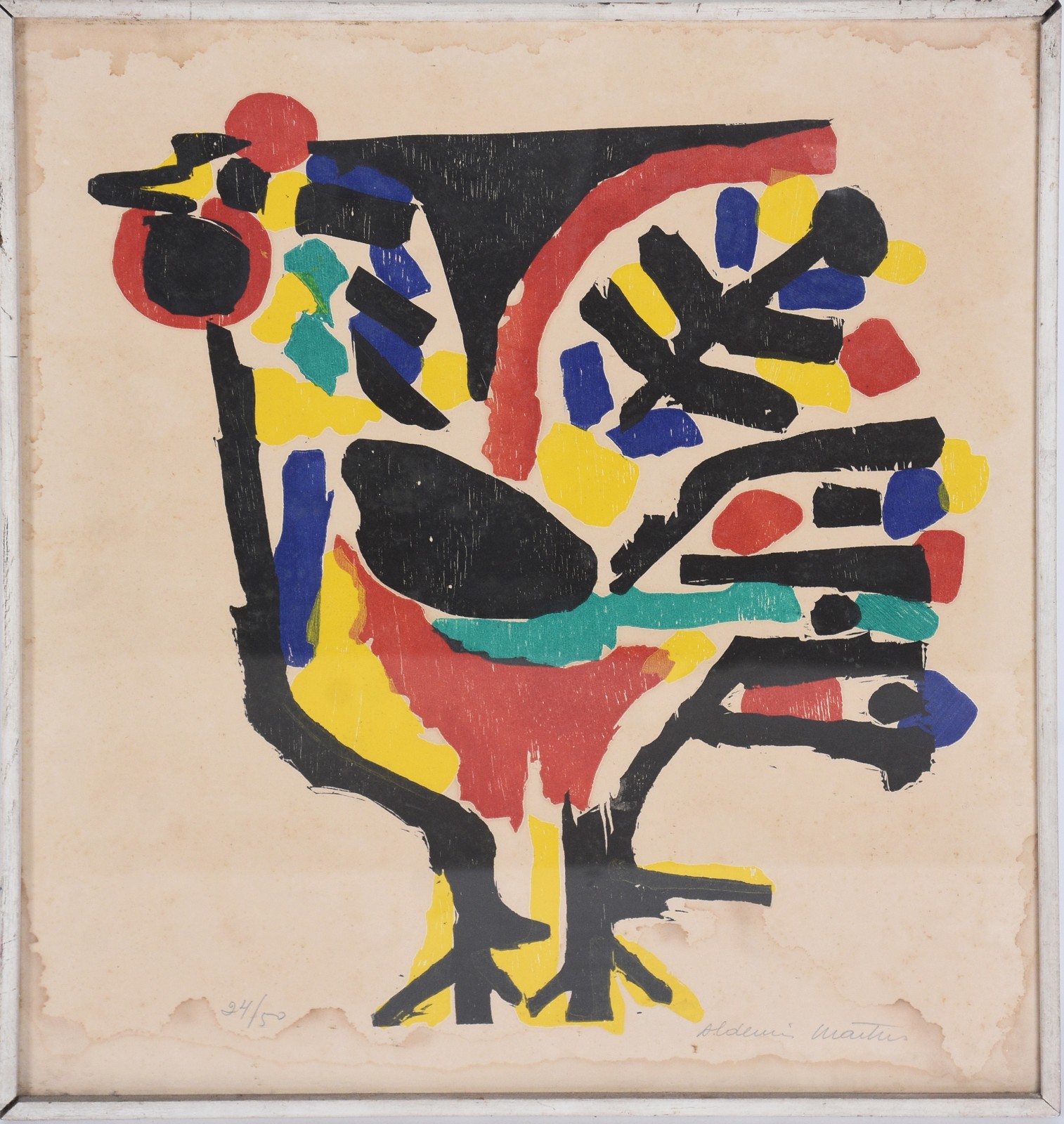 Aldemir Martins (1922-2006), Galo - foto 2 de 6