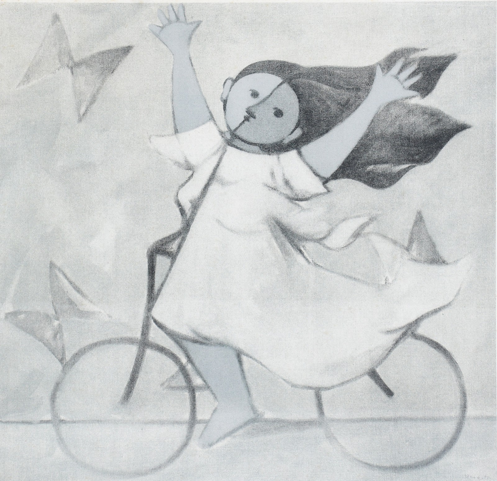 Milton Dacosta (1915-1988), Menina Na Bicicleta - foto 1 de 9