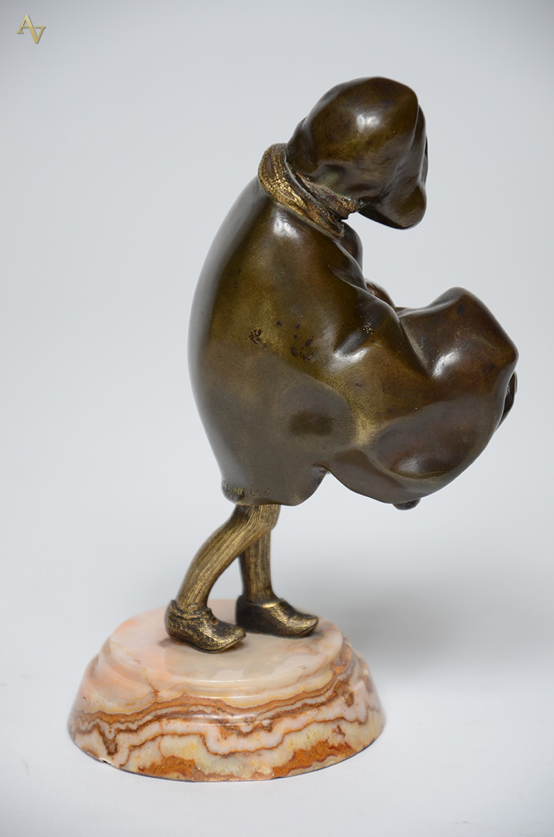 CHIPARUS (1866 - 1947) - Escultura de bronze com marfim representando... - foto 2 de 3