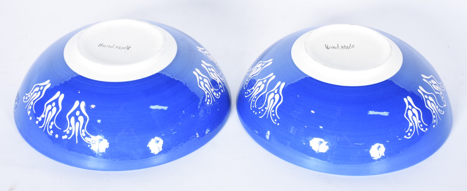 Par de bowls de cerâmica espanhola em policromia pintados à mão. - foto 5 de 7