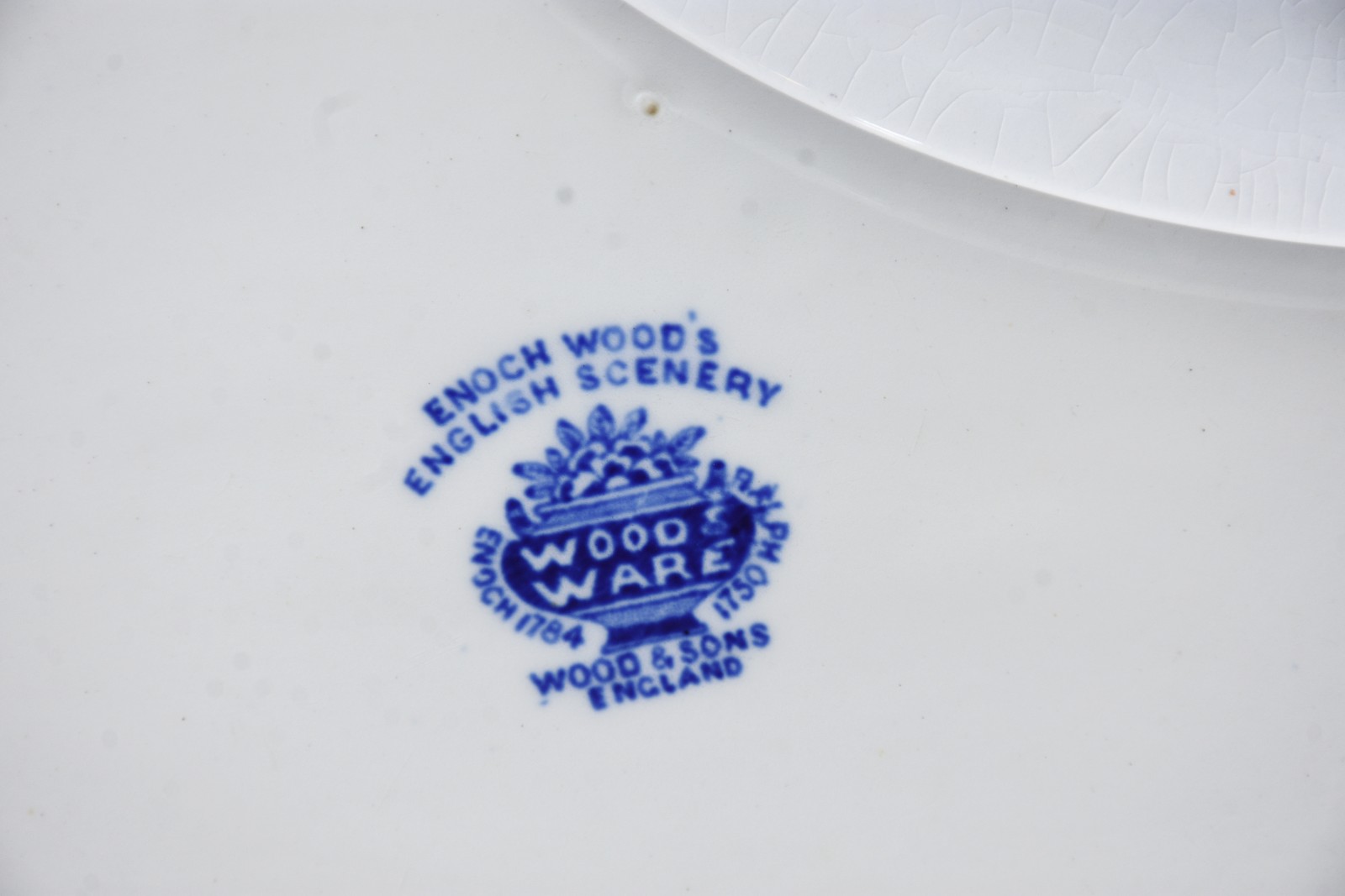 Serviço de faiança inglesa azul e branca Wood&Sons, composto de: 6... - foto 7 de 9