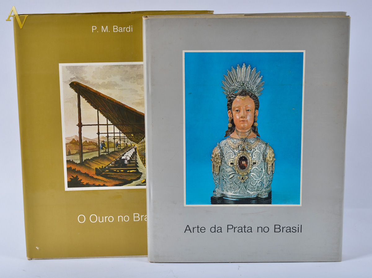 Dois livros - O ouro no Brasil - Arte da prata.