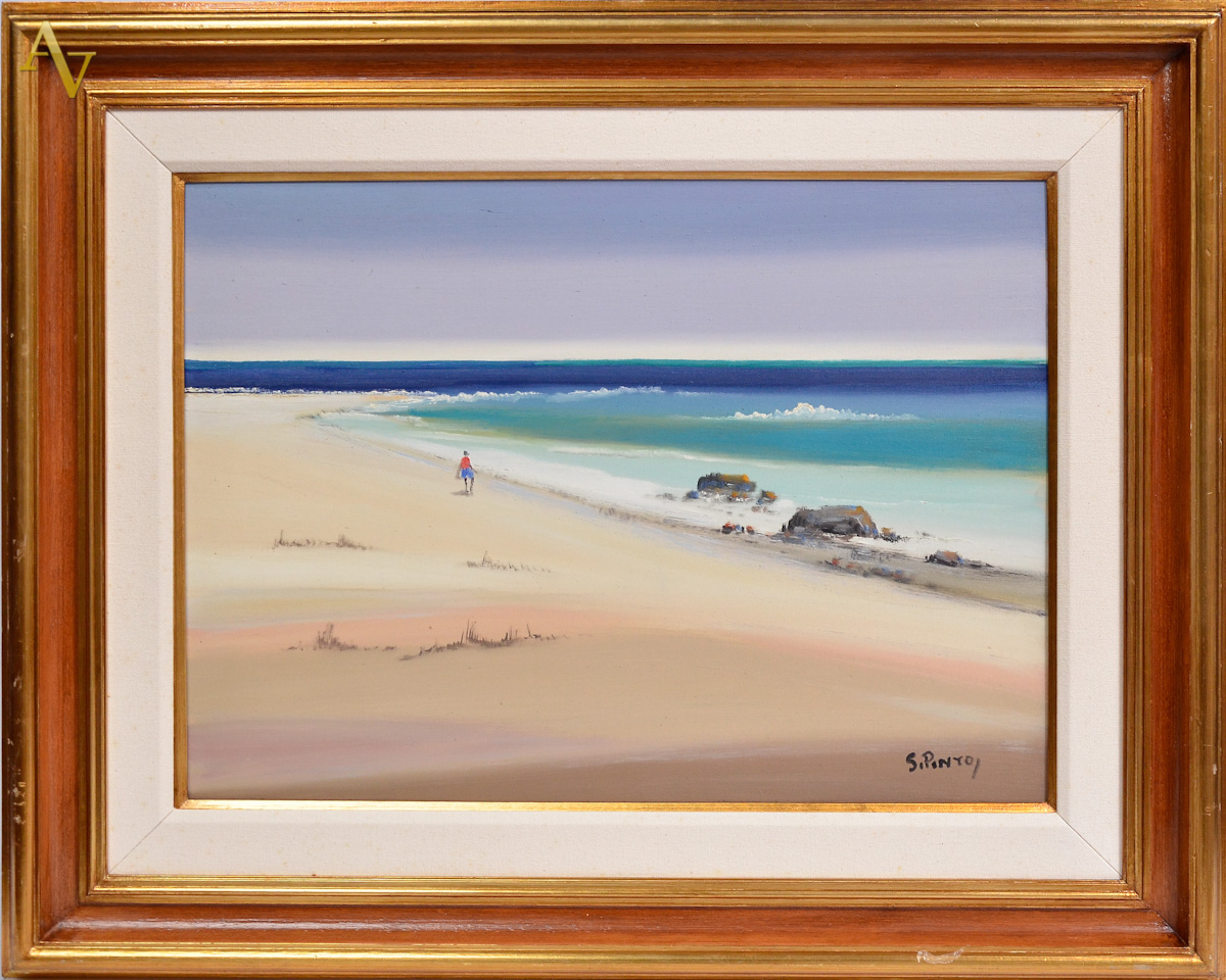 SILVIO PINTO - Cabo Frio 1989 - ost- 54 x 73.