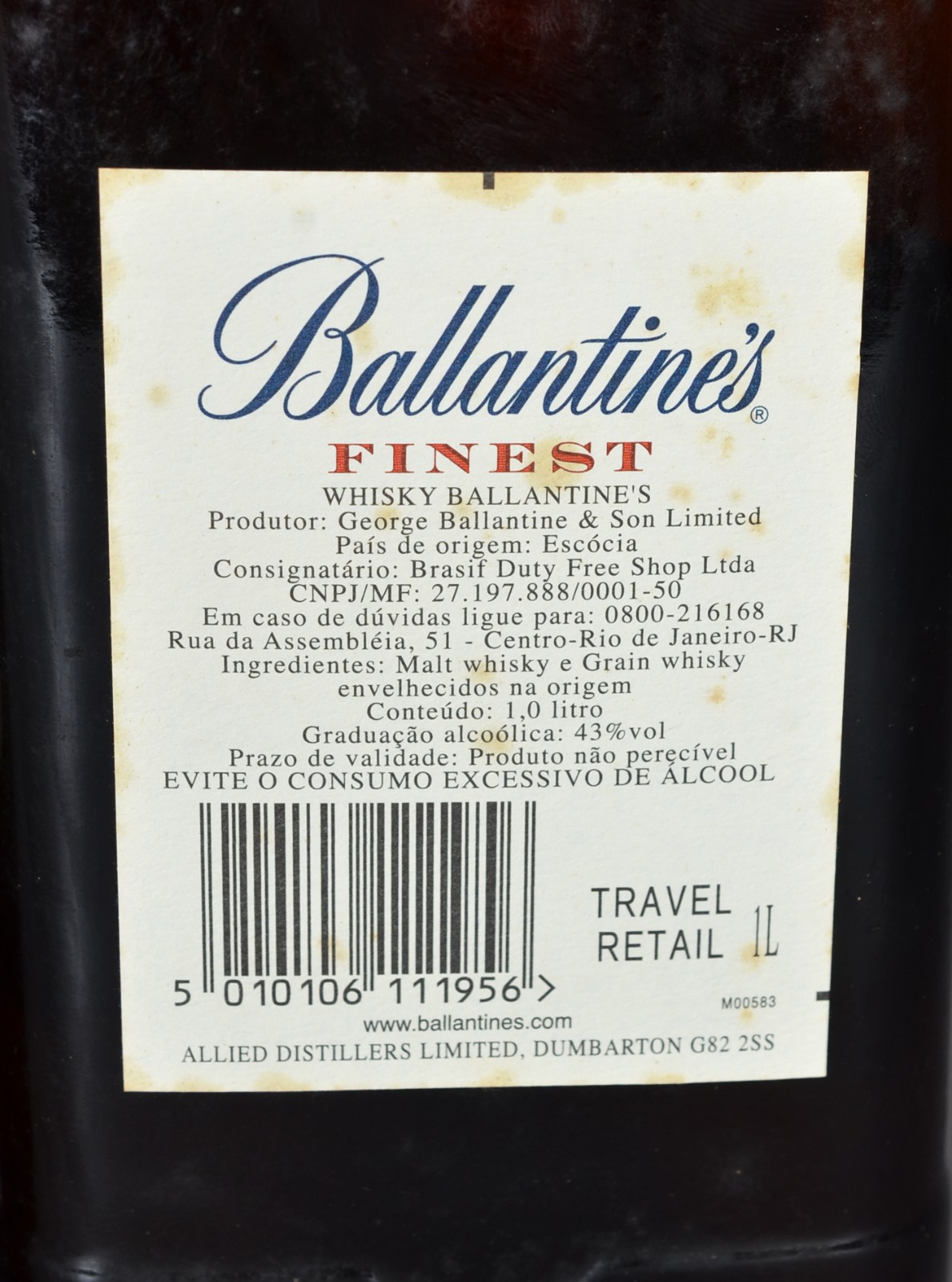 Oito garrafas de Whisky Ballantines. - foto 5 de 5