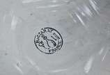 Baccarat (1764),  - Parte de serviço de cristal francês facetado, composto de: 2 taças para água, 2 para vinho branco, 2 para vinho tinto e 2 para champagne. Total: 8 peç