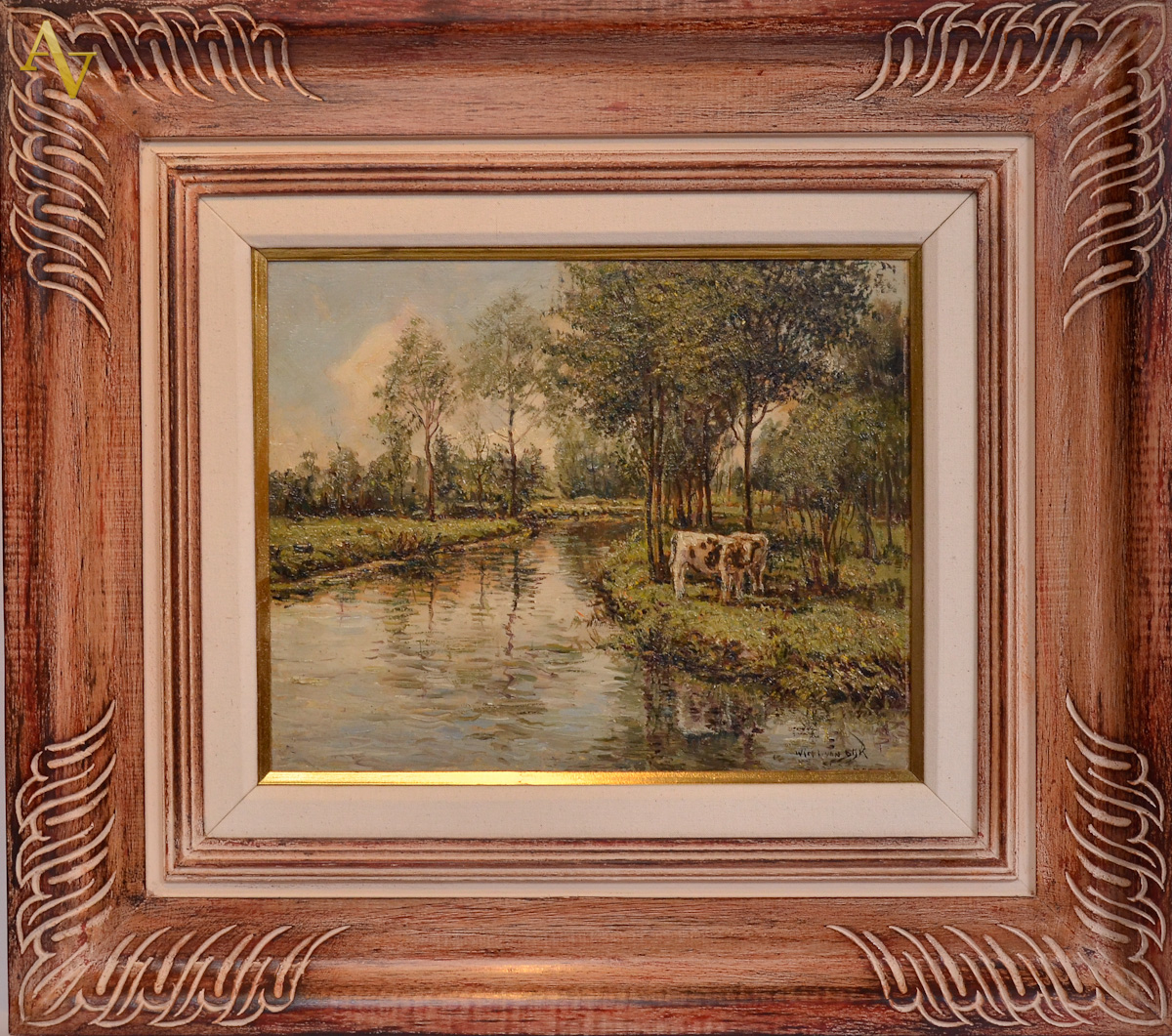 WIN VAN DIJK - Verao de campo (Holanda) - osm - 32 x 41.