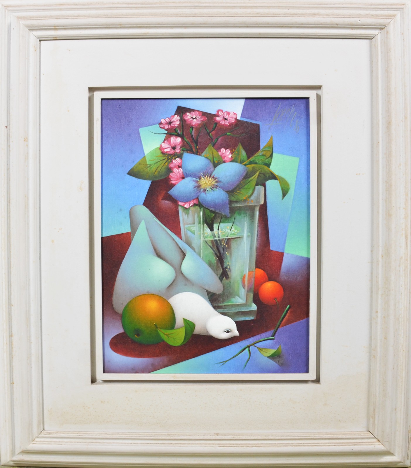Laerpe Motta (1933), Pombo e flores - foto 2 de 5