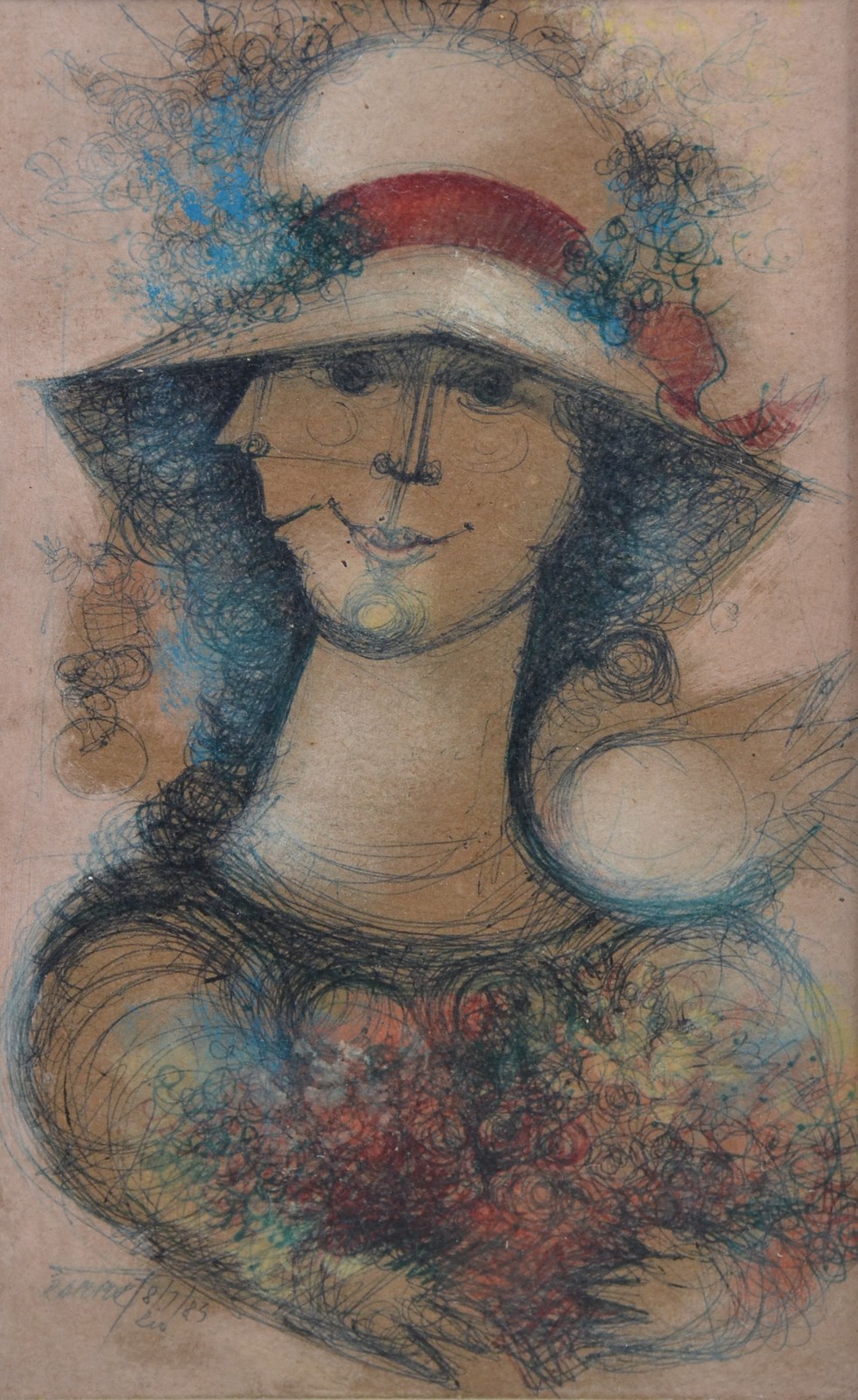 Alexandre Rapoport (1929), Mulher com Chapéu - foto 1 de 5