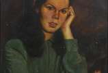 Aurélio D'Alincourt (1919-1990),  - Óleo sobre tela - datado 1945. Pequenas manchas.