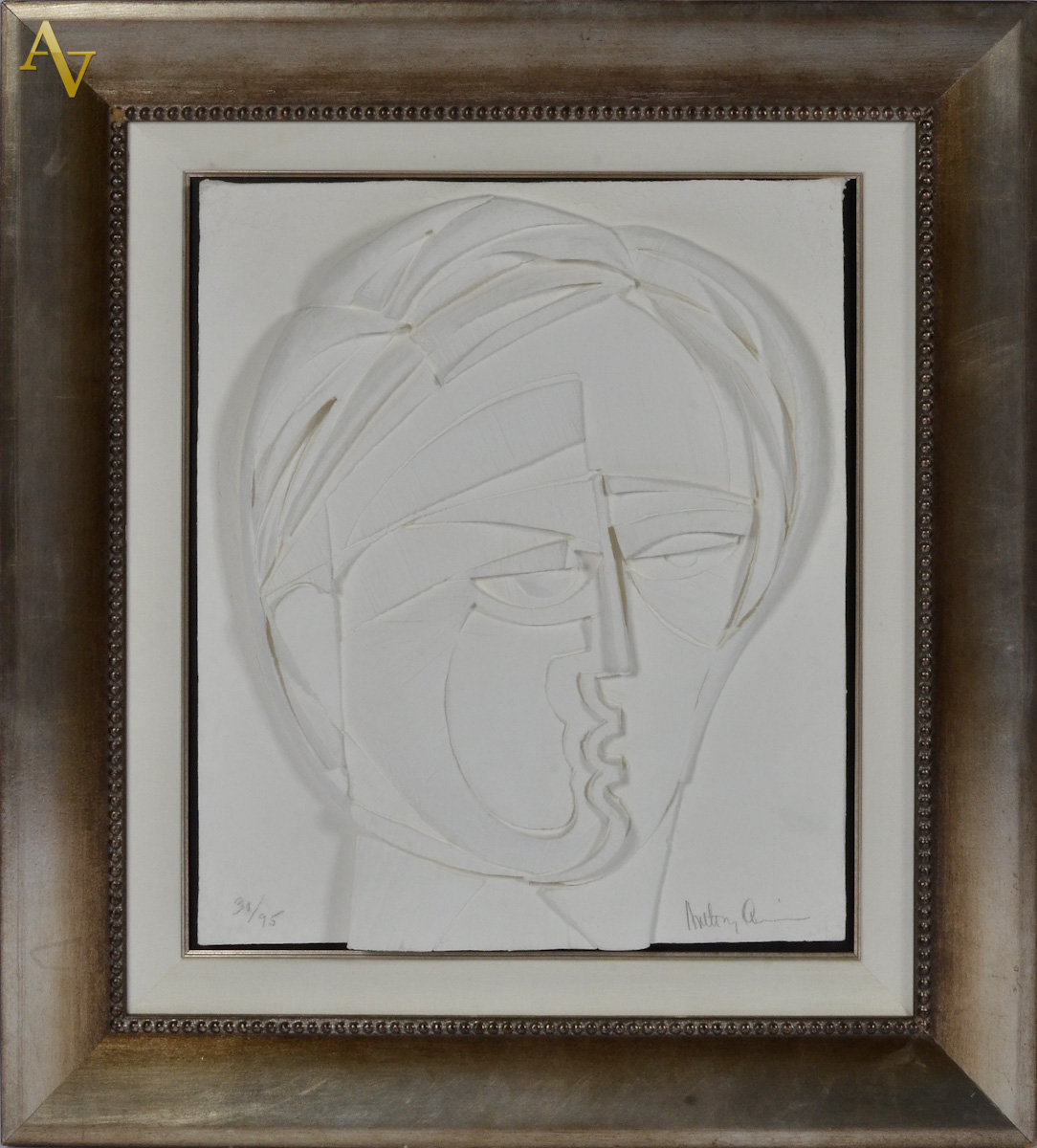 ANTHONY QUINN - Figura - Serigrafia em relevo - 31 / 95 - ass - com...