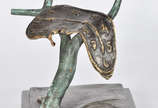 SALVADOR DALI - Escultura com relógio de bronze... - SALVADOR DALI - Escultura com relógio de bronze  - múltiplo -  com certificado. Tille. The Persistence of. memory -  Edition size. 350 - Edition...