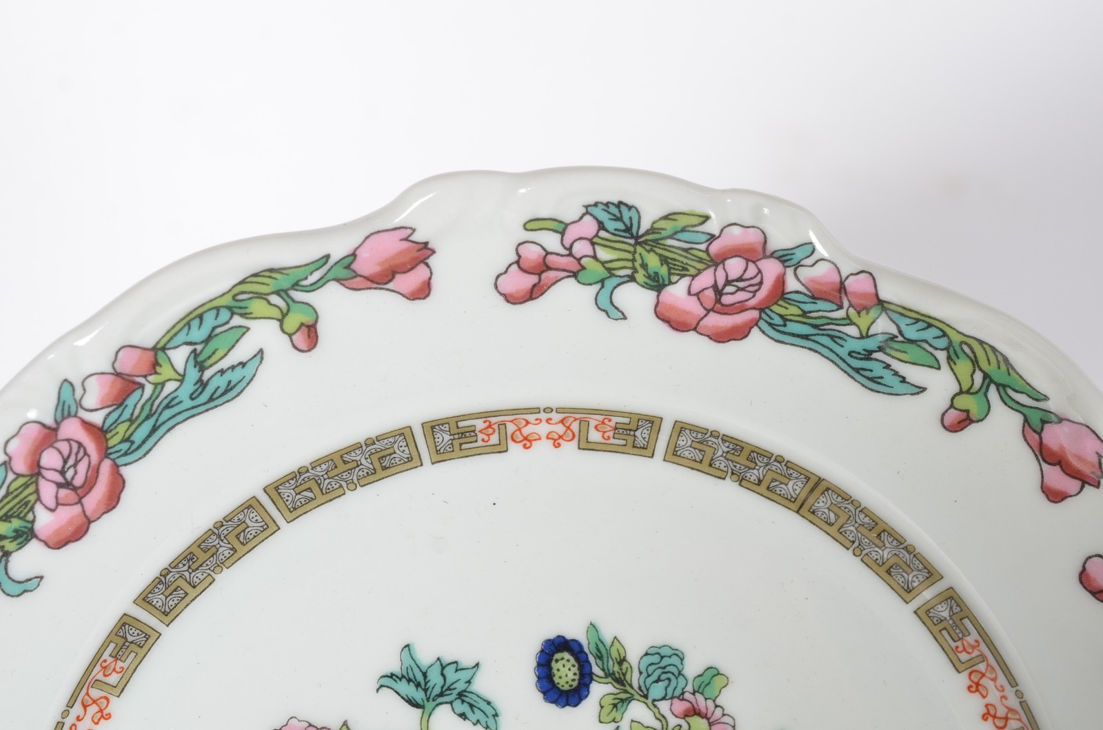 Serviço de porcelana nacional Emano, decoração oriental em tons de... - foto 2 de 7
