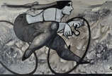 M.LEAL - Ciclista no asfalto - ost - 70 x 1,40 - M.LEAL - Ciclista no asfalto - ost - 70 x 1,40