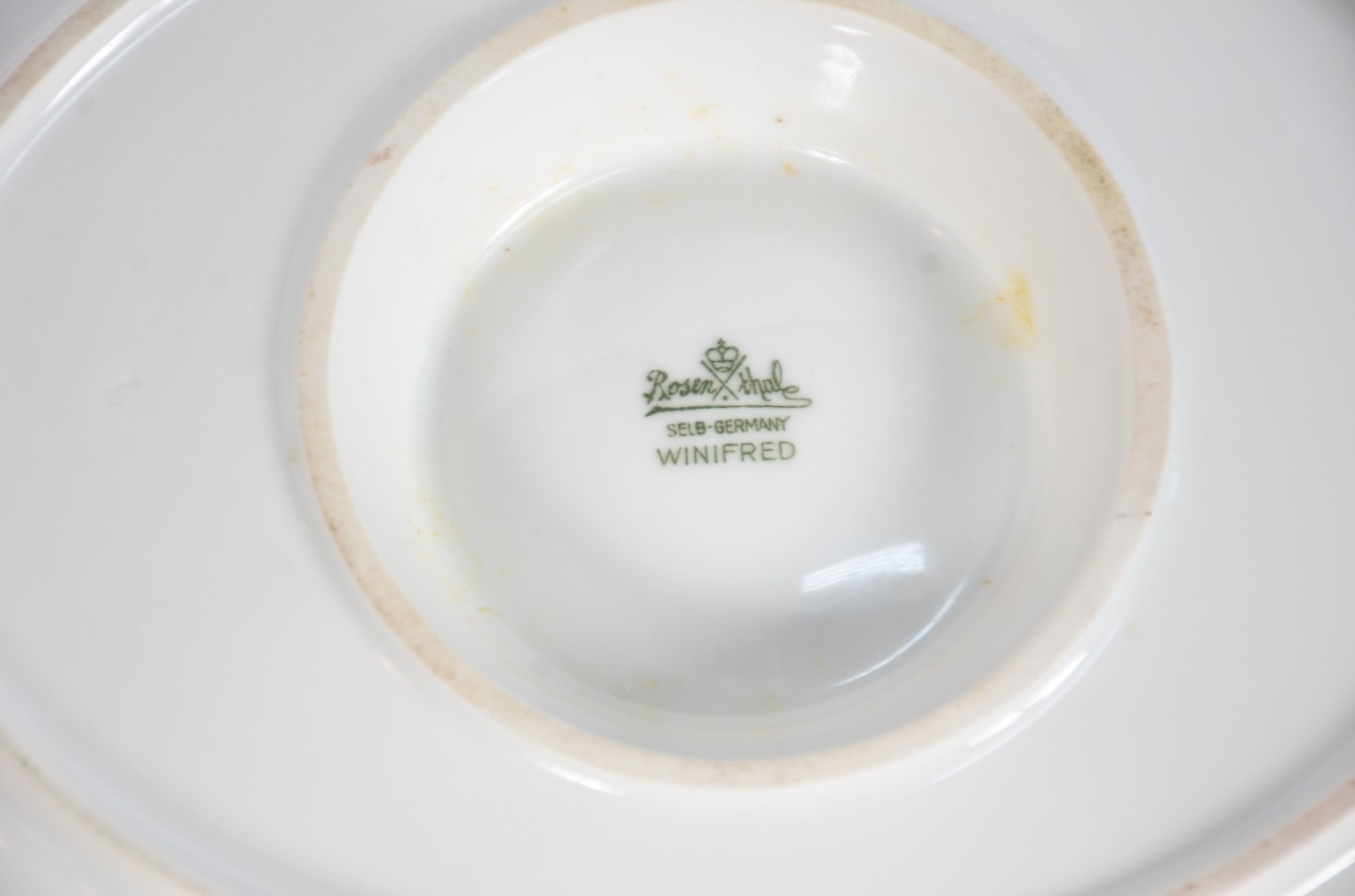 Serviço de jantar de porcelana Rosenthal borda bordeaux e guirlandas... - foto 5 de 8