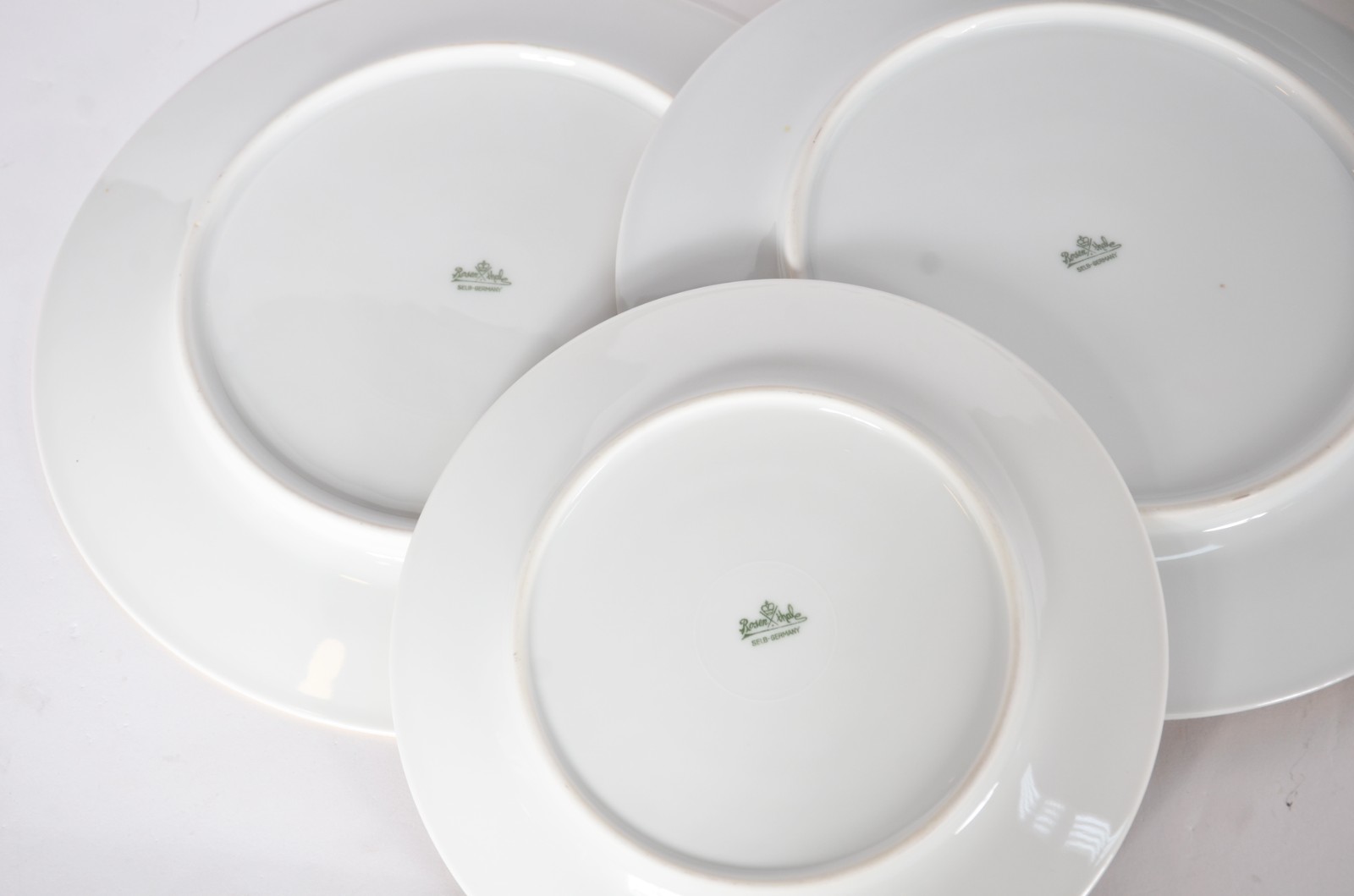 Serviço de jantar de porcelana Rosenthal borda bordeaux e guirlandas... - foto 6 de 8
