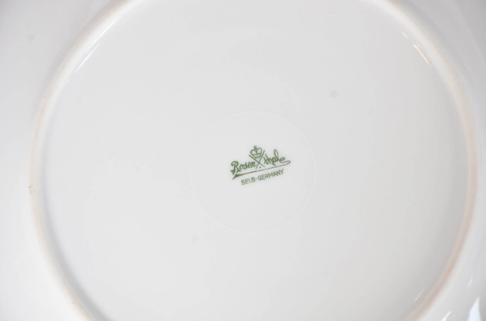 Serviço de jantar de porcelana Rosenthal borda bordeaux e guirlandas... - foto 7 de 8