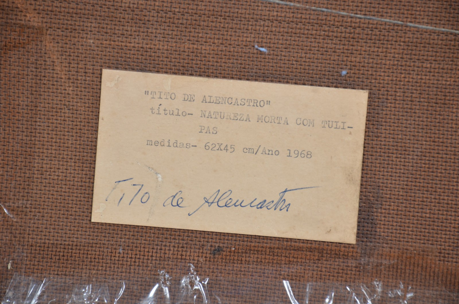 Tito de Alencastro (1934-1999), Natureza Morta com Tulipas - foto 6 de 6