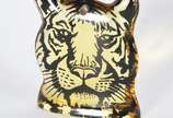 Abraham Palatnik (1928-2020),  - Estatueta de resina de poliéster representando tigre, assinada.