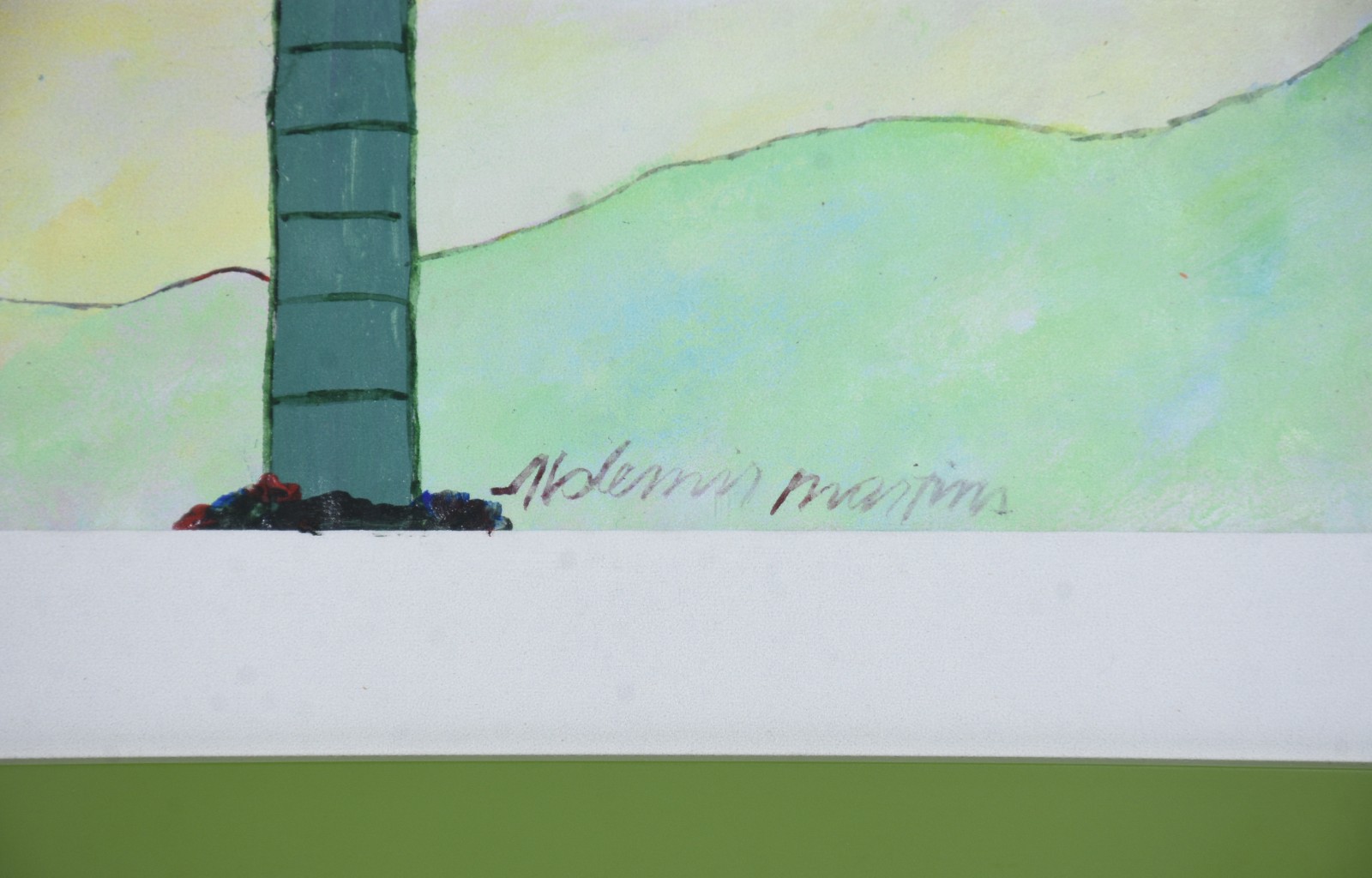 Aldemir Martins (1922-2006), Paisagem Com praia e Coqueiro - foto 3 de 4