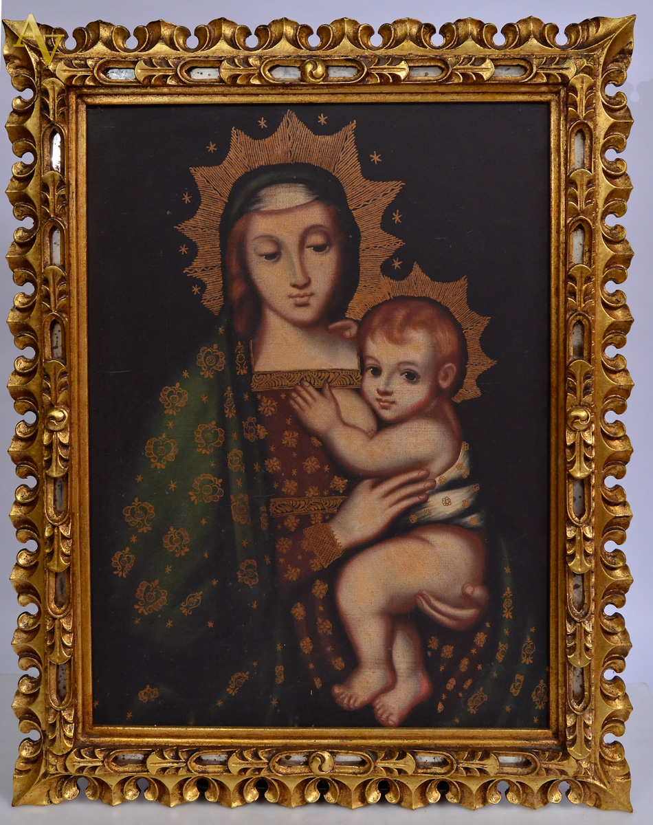 ESCOLA CUZQUENHA -Nossa Senhora - ost - 75 x 58