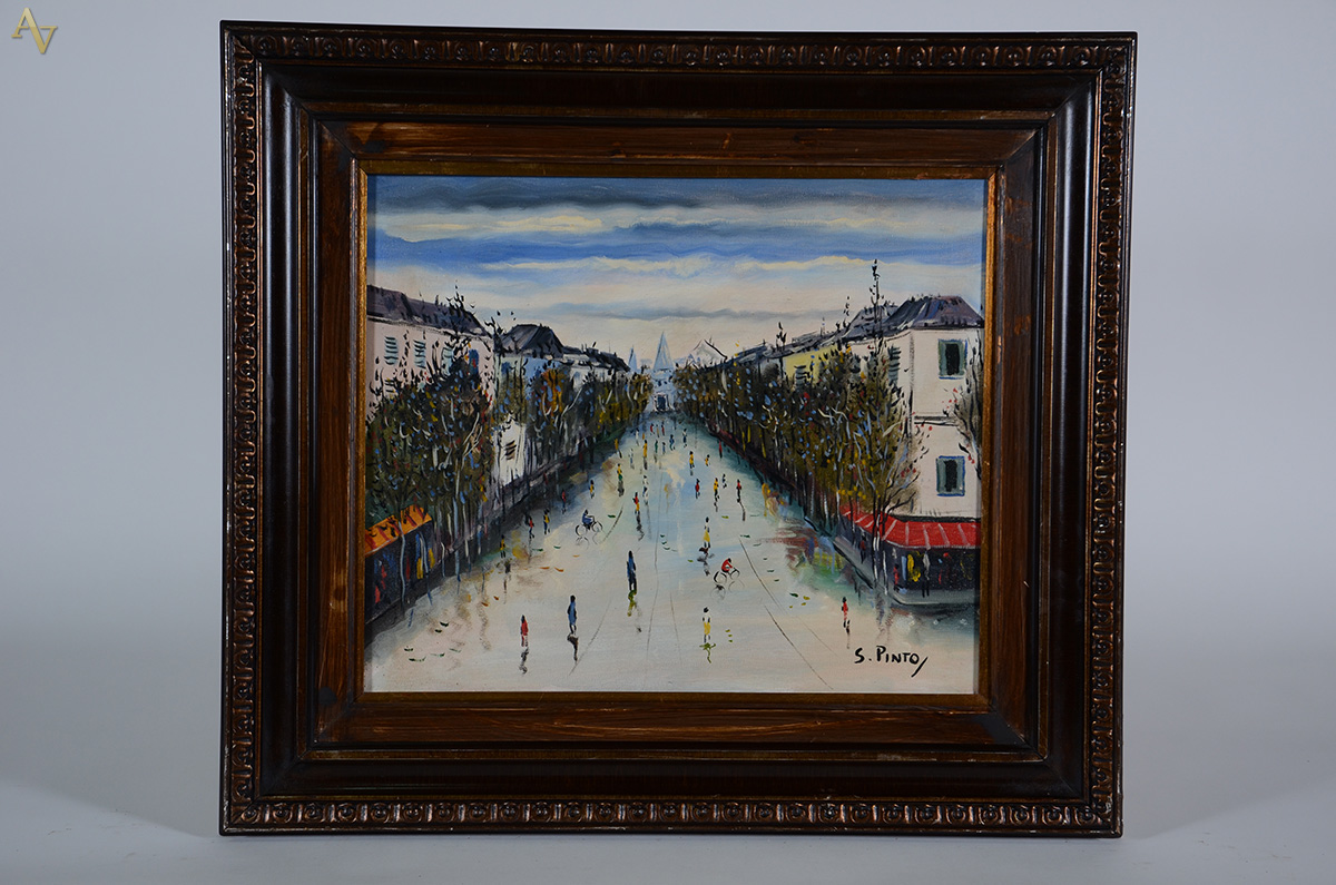 SYLVIO PINTO (1918 - 1997) - Paris - ost - 46 x 56 - foto 1 de 3