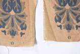 Conjunto de tecidos franceses bordados em tapeç... - Conjunto de tecidos franceses bordados em tapeçaria para assentos e braços de cadeiras.