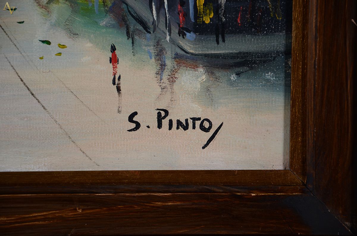 SYLVIO PINTO (1918 - 1997) - Paris - ost - 46 x 56 - foto 3 de 3