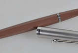 Caneta tinteiro PARKER 51 - cor cafe c/ leite -... - Caneta tinteiro PARKER 51 - cor cafe c/ leite - tampa prateada