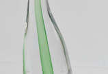 GATO DE CRISTAL VERDE alt. 41cm larg. 14cm - GATO DE CRISTAL VERDE alt. 41cm larg. 14cm