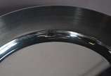 Seis souplats de metal prateado Eberle. Com des... - Seis souplats de metal prateado Eberle. Com desgastes.