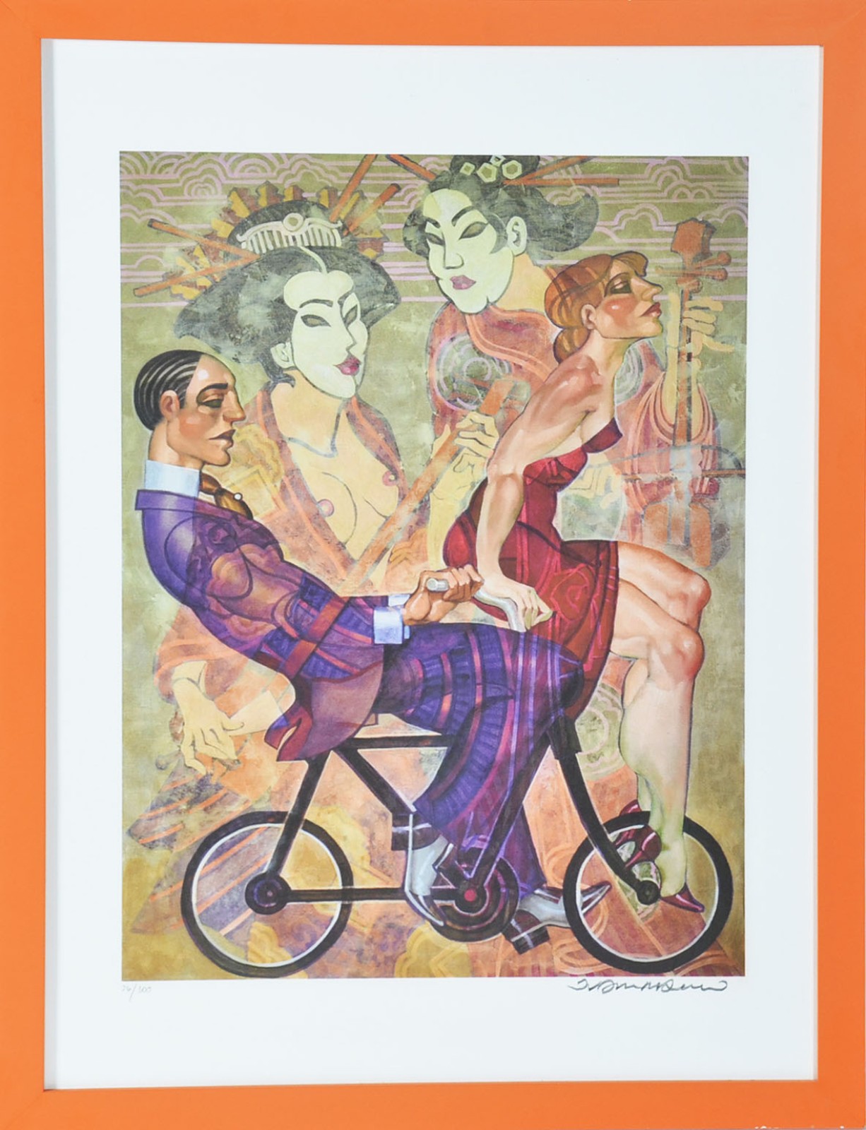Juarez Machado (1941-2026), Amantes Na Bicicleta - foto 2 de 5