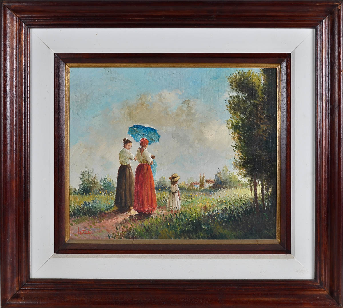 LATINI - campo - ost - 46 x 38cm.