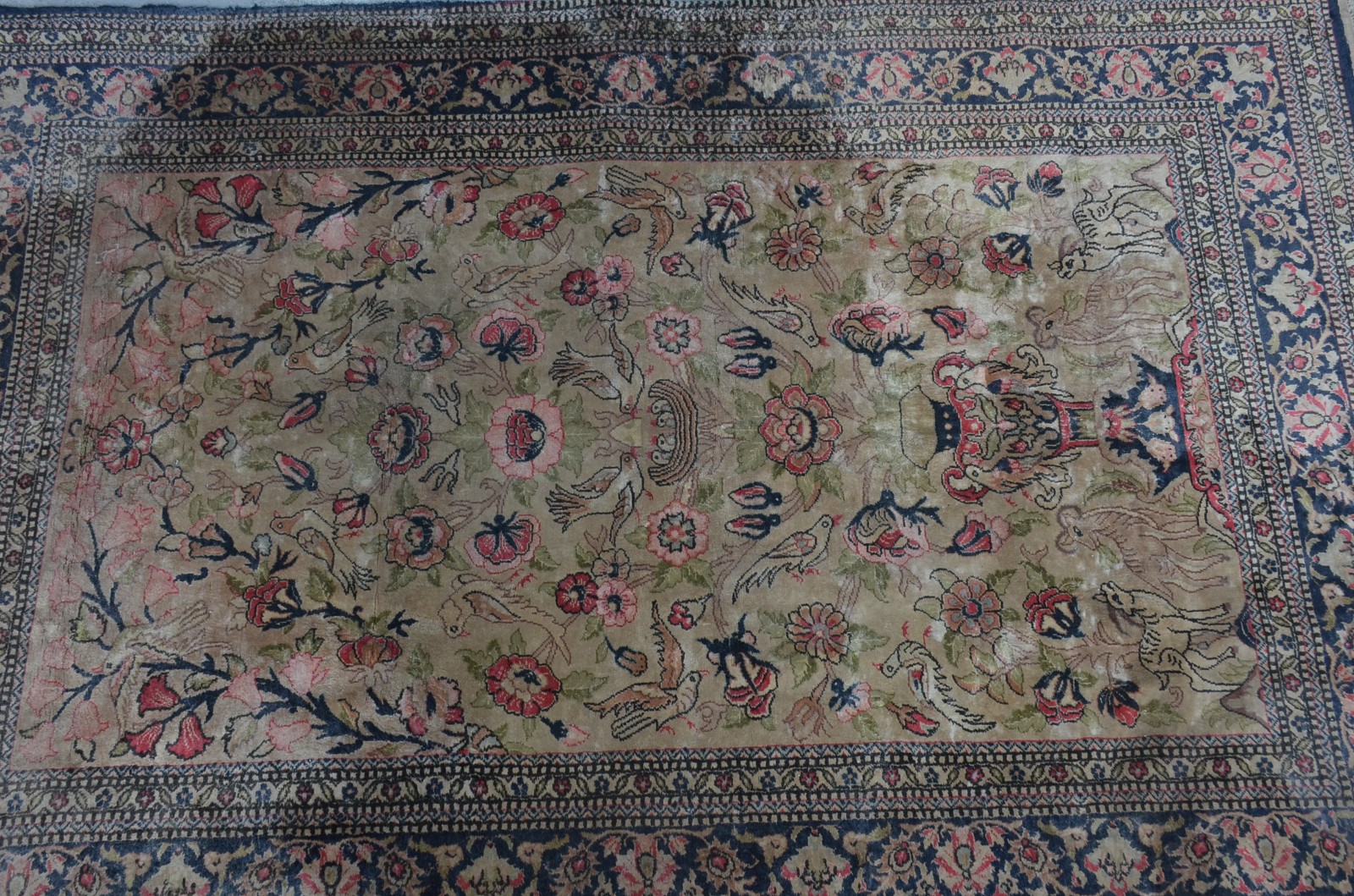 Tapete Hereke (1843), Árvore da vida com pássaros e animais - foto 2 de 7