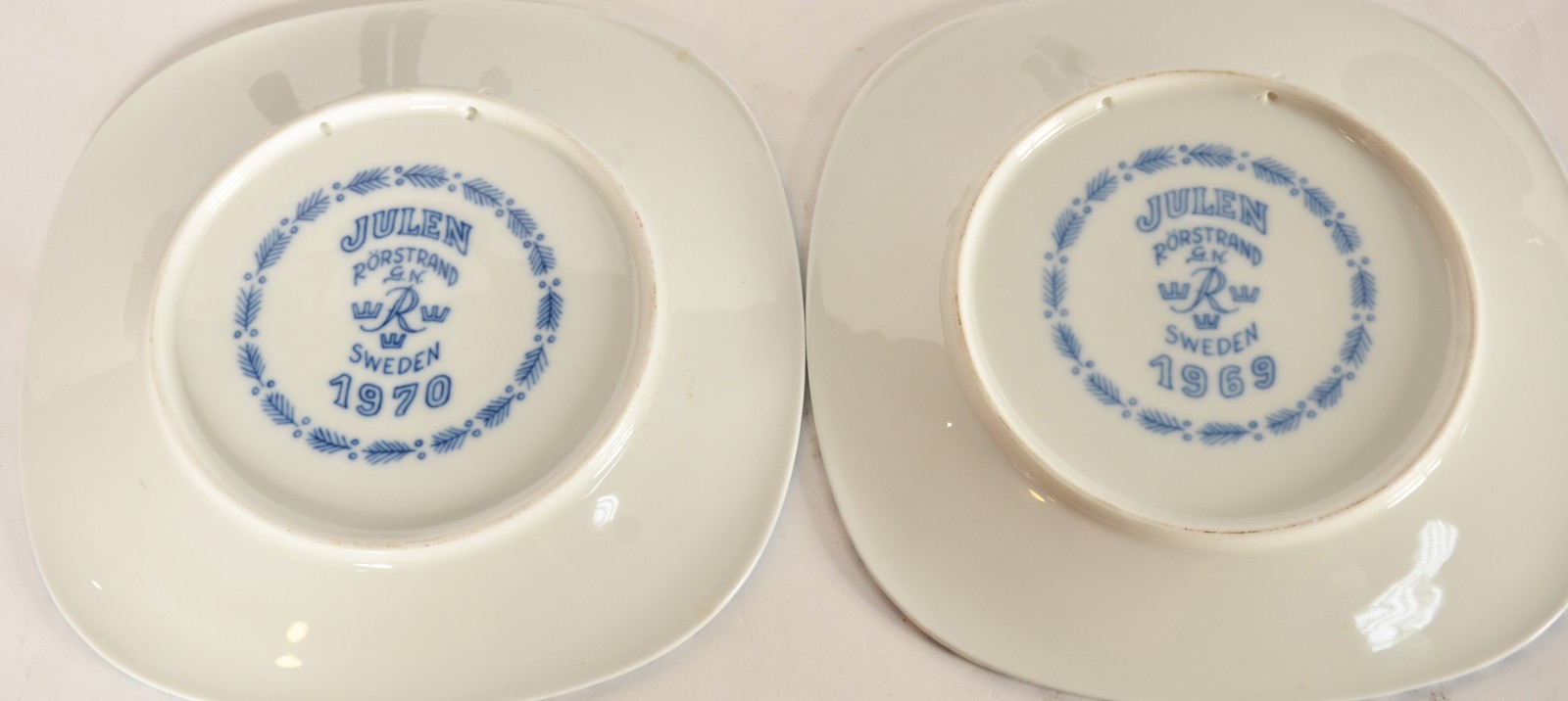 Quatro pratos de porcelana sueca, edições limitadas, comemorativos ao... - foto 3 de 8