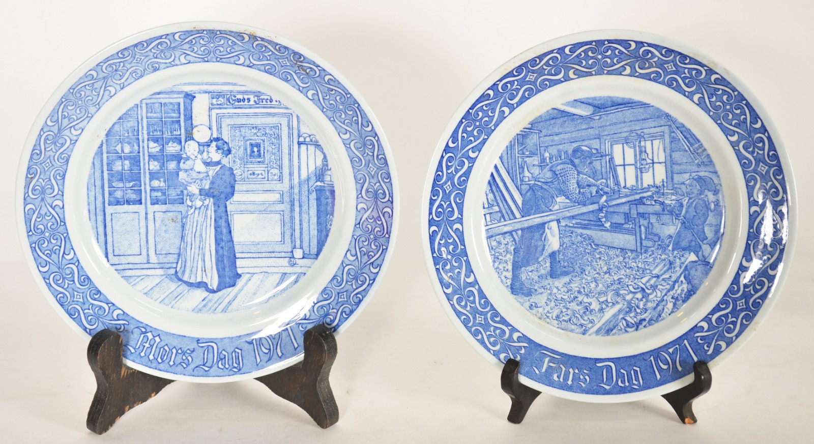 Quatro pratos de porcelana sueca, edições limitadas, comemorativos ao... - foto 6 de 8