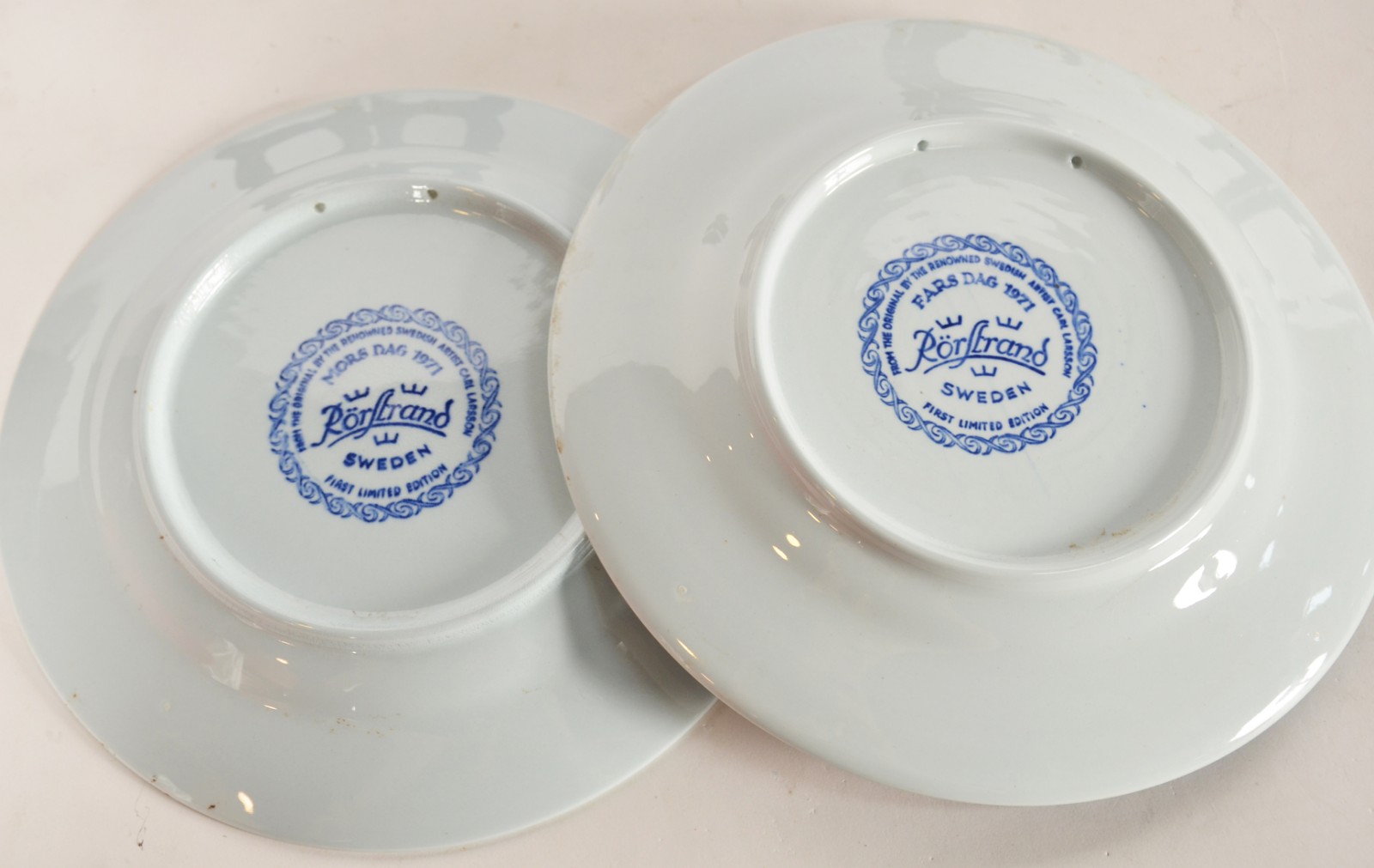 Quatro pratos de porcelana sueca, edições limitadas, comemorativos ao... - foto 7 de 8