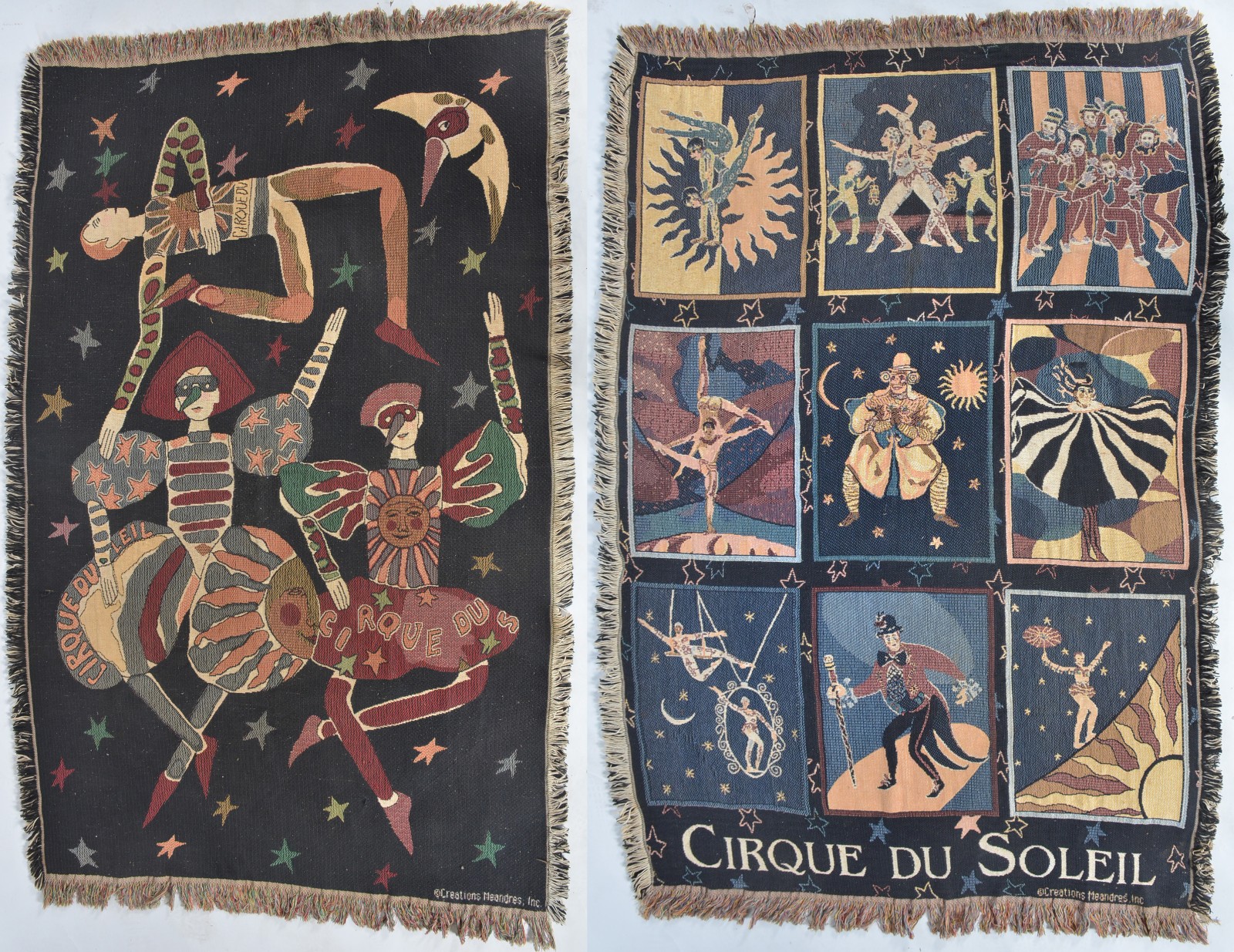 Duas mantas do "Cirque de Soleil". - foto 1 de 11