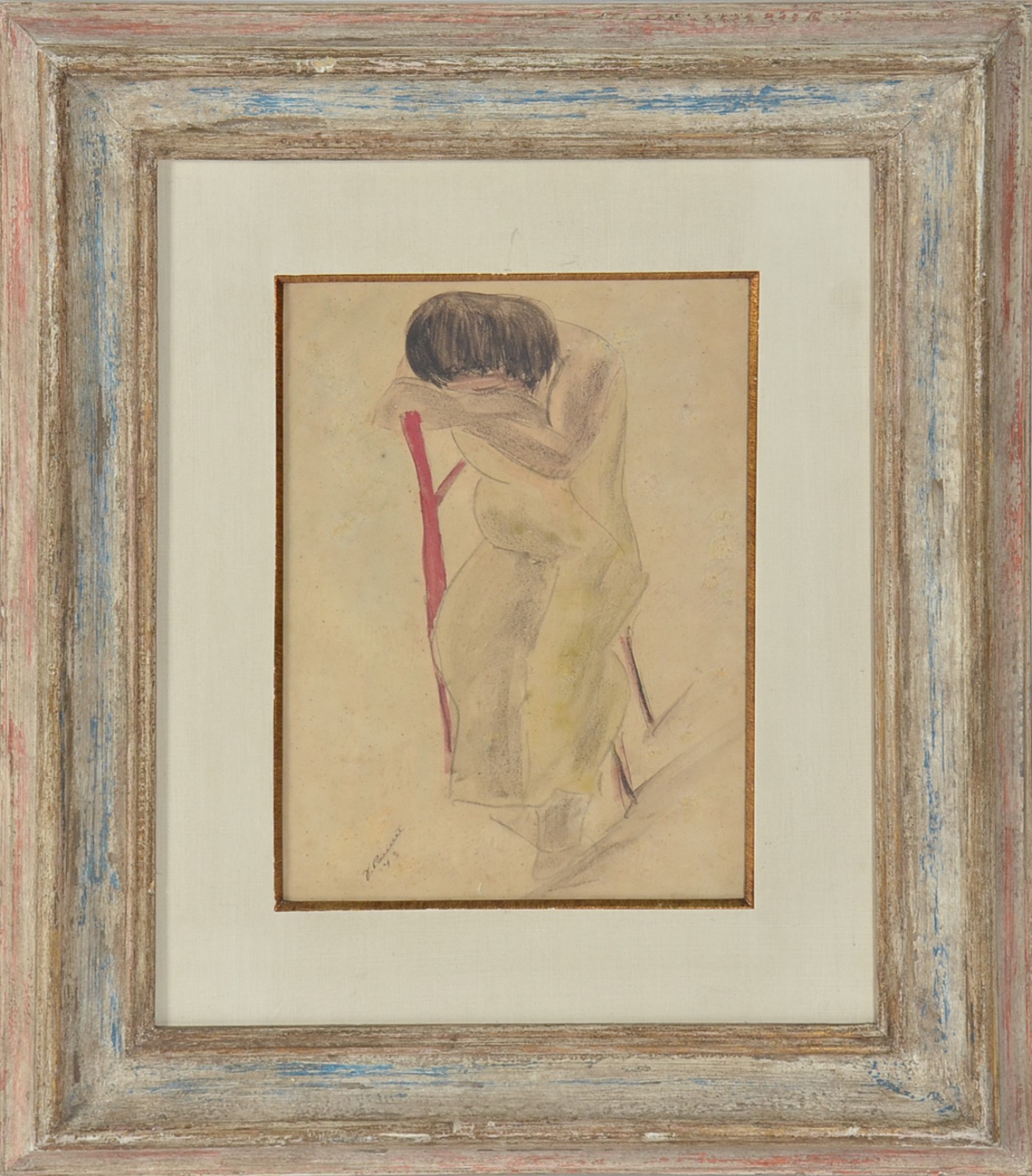 José Pancetti (1902-1958), Mulher Sentada - foto 2 de 4