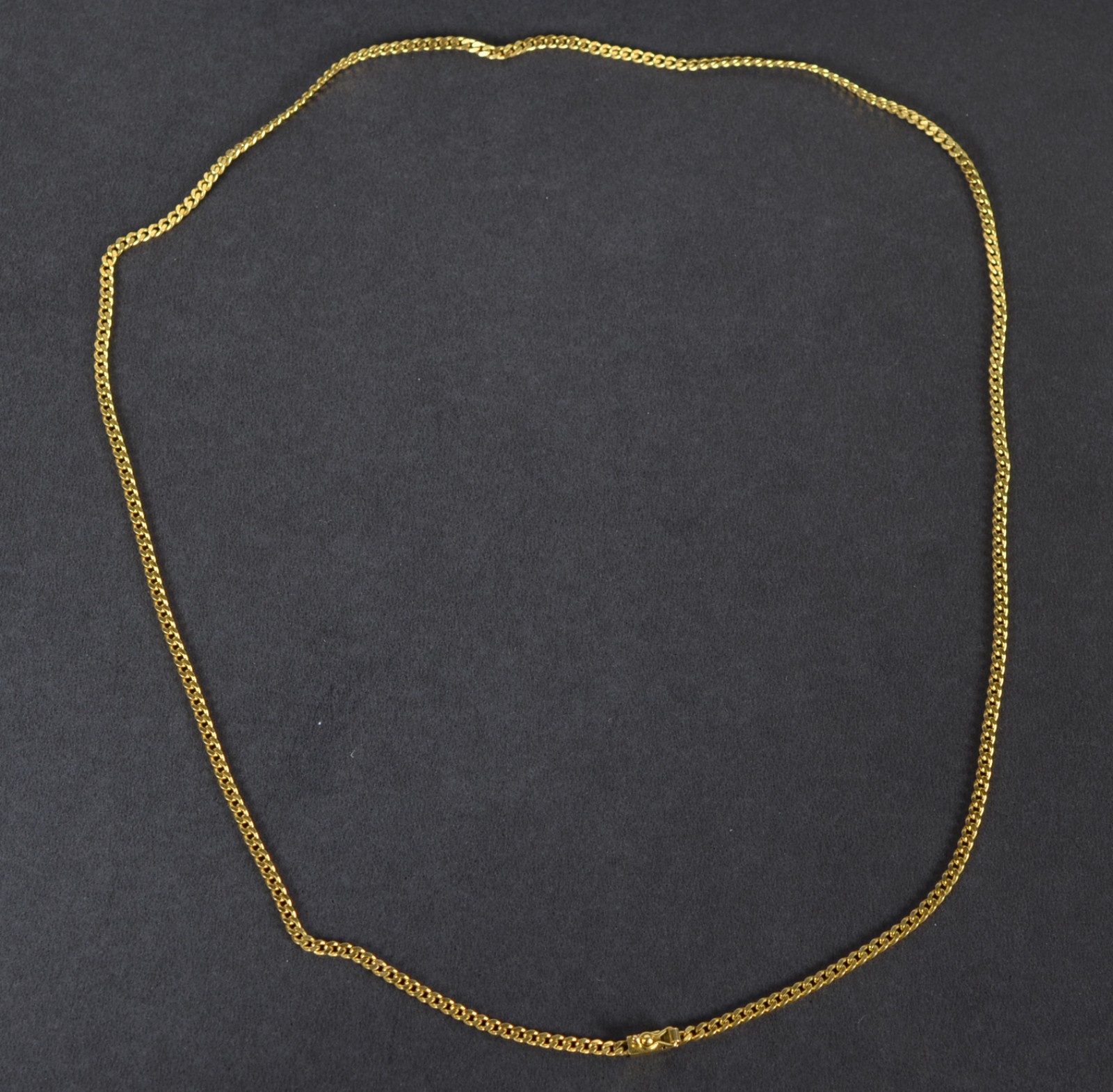 Cordão masculino de ouro 18k., contraste 750, modelo "grumet". (Por... - foto 2 de 4