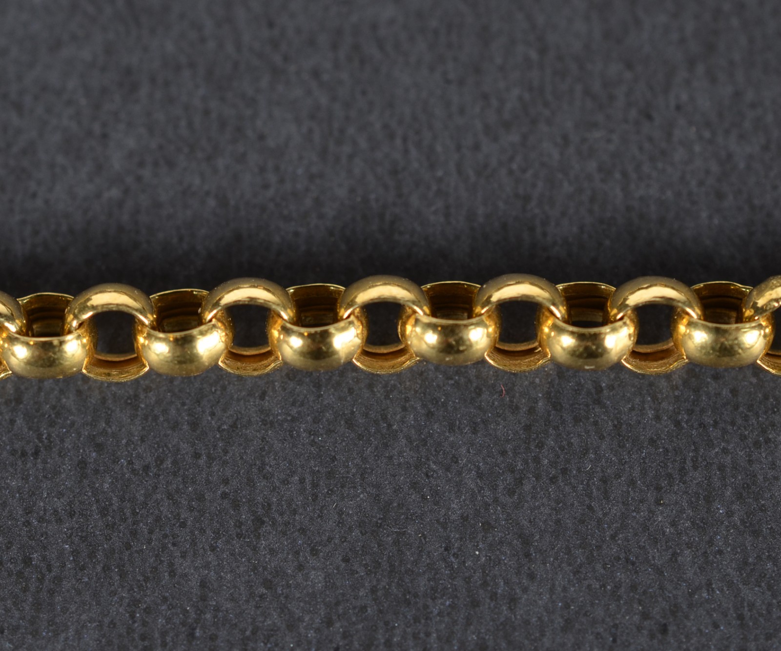 Colar de ouro 18k., contraste 750 modelo elos portugueses. (Por... - foto 1 de 4