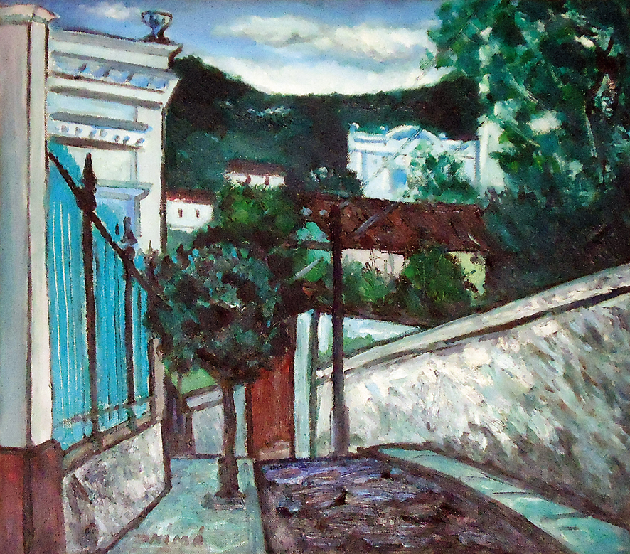 INIMA DE PAULA - paisagem com casario em Santa Tereza - ose - ass...