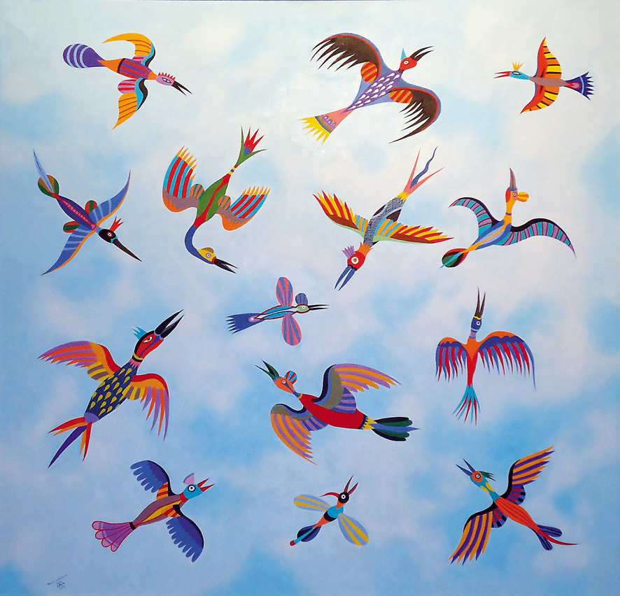 ROBERTO MAGALHAES - Fauna imaginaria - ost - 1940 -ass. - 100 x 100...