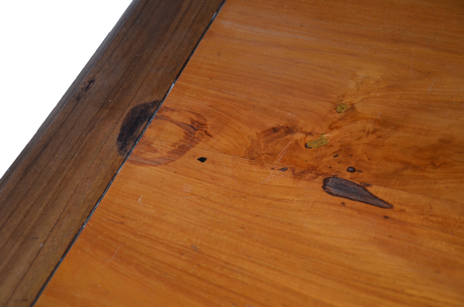 Elegante mesa escrivaninha de madeira nobre toda de encaixe, seis... - foto 5 de 11