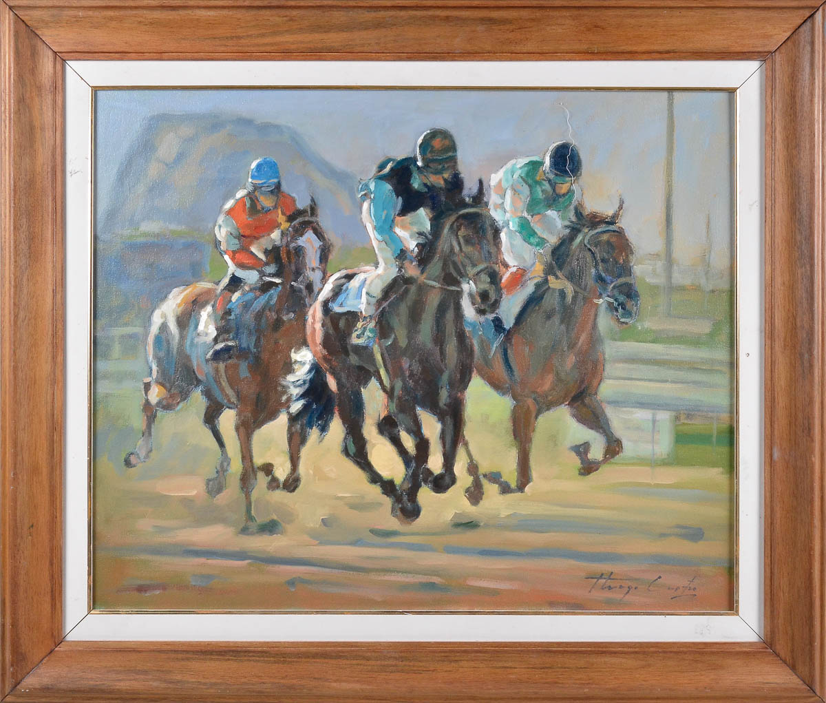 THIAGO CASTRO - joquei - ost - 73 x 60cm.