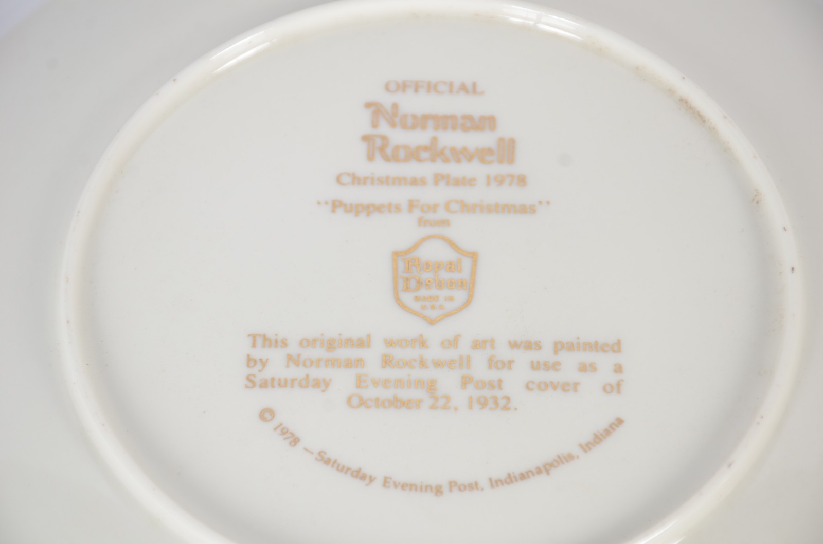 Quatro pratos de porcelana americana, edições limitadas, decorados... - foto 8 de 9