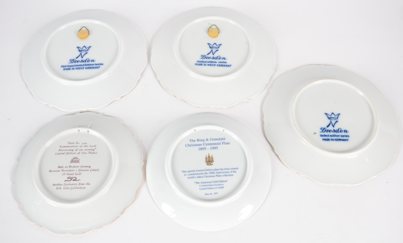 Cinco pratos de porcelana, edições limitadas e comemorativas, sendo... - foto 7 de 10