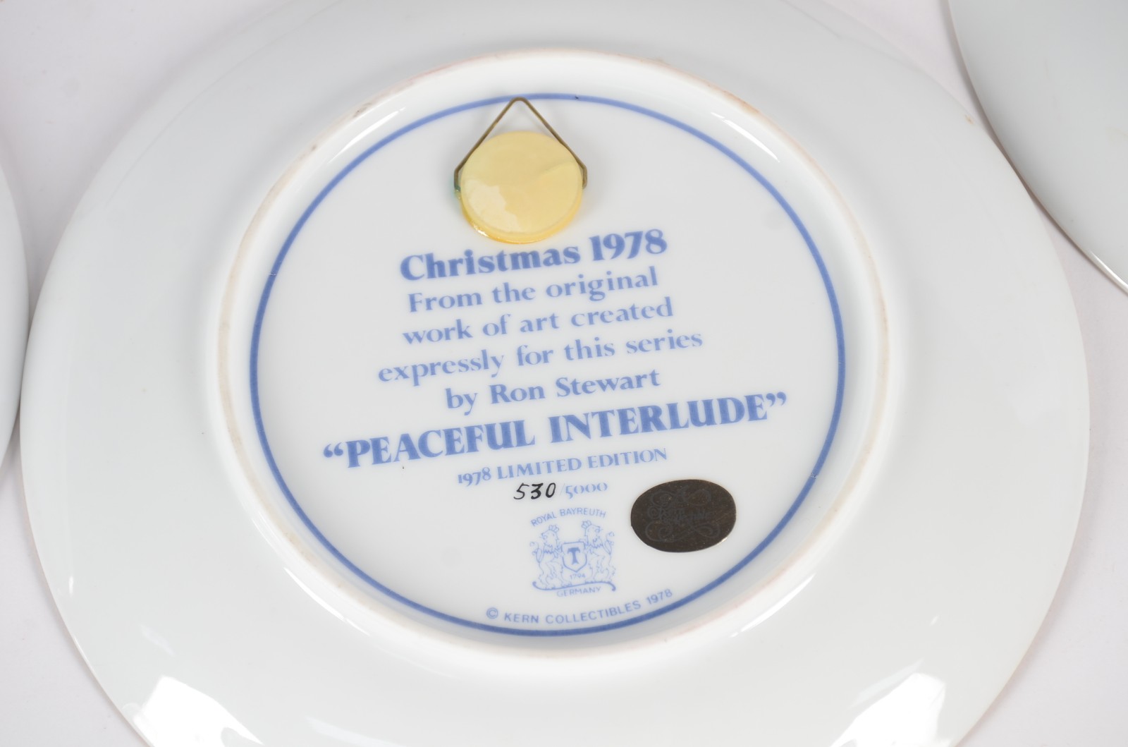Cinco pratos de porcelana francesa de Limoges, alemã e americana... - foto 6 de 11