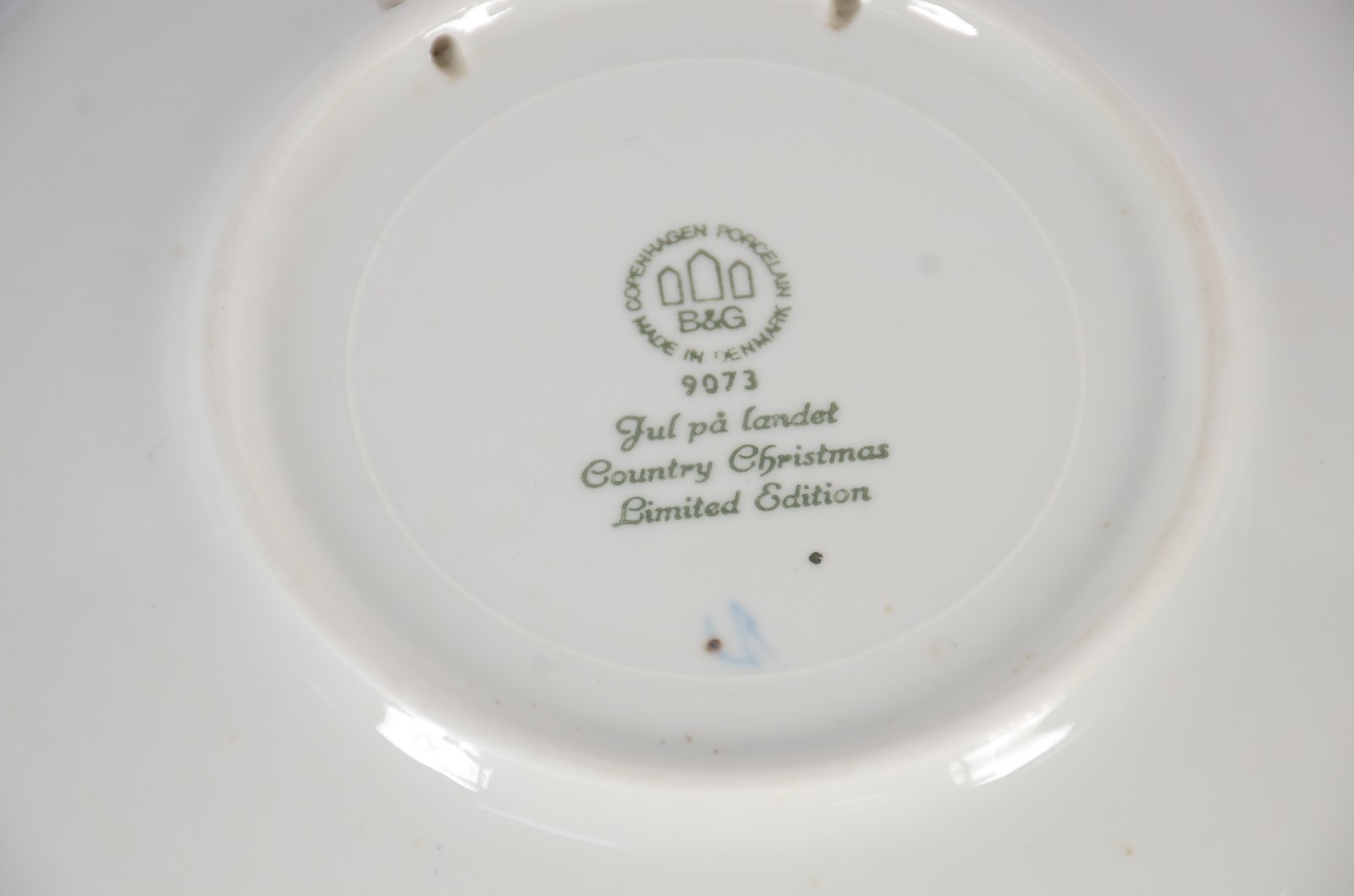 Cinco pratos de porcelana dinamarquesa Copenhagen e uma norueguesa... - foto 8 de 12